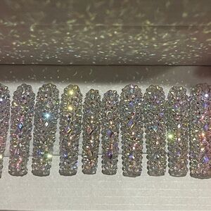 Acrylic press on handmade nails